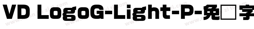 VD LogoG-Light-P字体转换